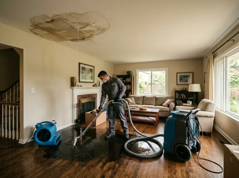 attic-pipe-burst-ceiling-drip-008 — frequently asked questions, Water Damage Restoration & Carpet Care in North Madison, OH
